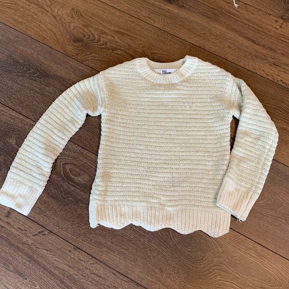 Epic Threads Soft Cream /Gold Sweater, Girls 5 - Picture 1 of 4